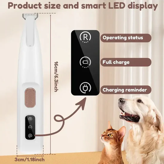 Waterproof LED dog paw trimmer™