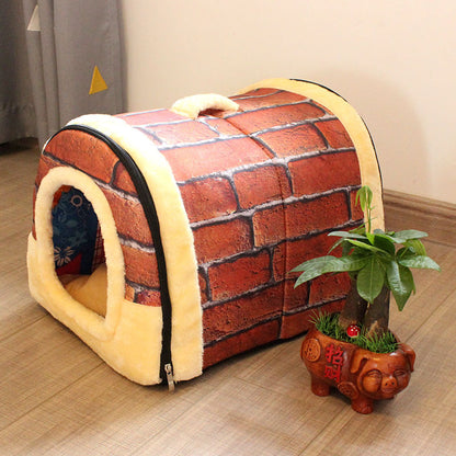 Winter Warm Dog House
